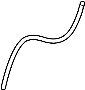 View Fuel Filler Housing Drain Hose Full-Sized Product Image