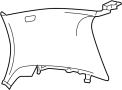 Interior Quarter Panel Trim Panel (Front, Upper)