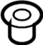 View Manual Transmission Shift Lever Bushing (Upper) Full-Sized Product Image