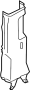 View Door Pillar Post Trim Set (Lower) Full-Sized Product Image