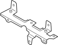 View Cover plate holder. Exhaust Manifold Heat Shield Bracket. Retainer. Turbocharger Mount Heat Shield Bracket.  Full-Sized Product Image