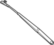 View Windshield Wiper Arm (Front) Full-Sized Product Image