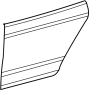 View Door Outer Panel. DOOR PANEL. Exterior panel.  Full-Sized Product Image 1 of 2