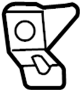 View Mount. Bracket. (Upper) Full-Sized Product Image