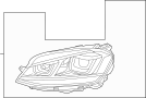 View 5GM941753A Full-Sized Product Image for your 2015 Volkswagen GTI 2.0L A/T SE Hatchback 