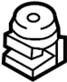 View Headlight Bushing Full-Sized Product Image