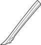 View Body A-Pillar Trim Panel (Upper, Lower) Full-Sized Product Image