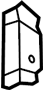 View Bracket. Wheelhouse. (Front, Upper, Lower) Full-Sized Product Image