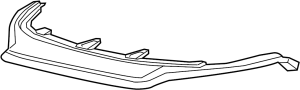View Radiator Support Air Deflector (Front, Upper, Lower) Full-Sized Product Image