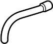 View Connector hose. Engine Coolant Overflow Hose.  Full-Sized Product Image