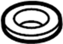 View Engine Timing Cover Seal. Spark Plug Tube Seal. Valve Cover Seal. Washer.  Full-Sized Product Image 1 of 4
