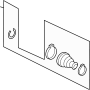View CV Joint Boot Kit Full-Sized Product Image