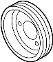 View Power Steering Pump Pulley Full-Sized Product Image