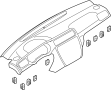 View 5C7857001C82V Full-Sized Product Image for your 2011 Volkswagen Jetta 2.0L M/T Base Sedan 