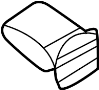 View Quarter Panel Trim Panel Screw (Upper) Full-Sized Product Image