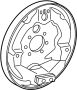 View BACK PLATE. Brake Backing Plate.  Full-Sized Product Image 1 of 1