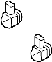 View Clip. Retainer. (Lower) Full-Sized Product Image