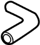View Engine Air Intake Hose. PCV Valve Hose.  Full-Sized Product Image