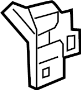 View Hood Release Handle Bracket Full-Sized Product Image