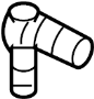 View Headlight Washer Hose Connector Full-Sized Product Image