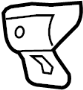 View Mount. Bracket. (Upper) Full-Sized Product Image