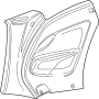 Image of Interior Quarter Panel Trim Panel (Front, Upper, Lower) image for your 2015 Volkswagen Beetle Convertible   