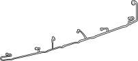 View Parking Aid System Wiring Harness Full-Sized Product Image