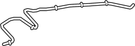 Image of Windshield Washer Hose (Front) image for your 2004 Volkswagen Passat   