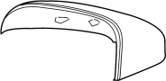 39804854 Door Mirror Cover (Upper)