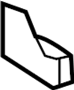 31387589 Bracket. (Front, Lower)