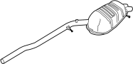 31255379 Exhaust Muffler (Rear)