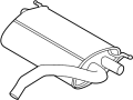 31410313 Exhaust Muffler (Rear)