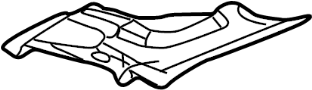 25731479 Insulator. Cover. (Lower)