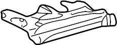 25771771 Insulator. Cover. (Lower)
