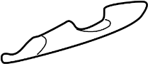 10389498 Instrument Panel Knee Bolster