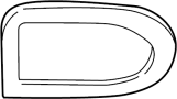 12482399 Door Mirror Glass