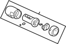 View Door Lock Cylinder (Front) Full-Sized Product Image