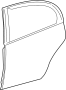 25768770 Door Shell (Rear)