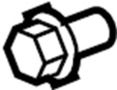 View Bolt. Pulley. Crankshaft.  Full-Sized Product Image
