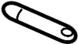 12398110 Console Hinge (Rear)