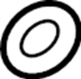 Image of Oil feed tube seal. Turbocharger Oil Line Gasket. Turbocharger Oil Line O - Ring. Feed... image for your 2020 Cadillac CT6   