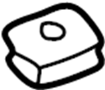 Image of Nut. Bracket. Cover. Bumper. Retainer. (Upper, Lower). A Nut that helps hold. image for your Chevrolet