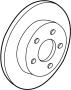 Image of Disc Brake Rotor (Rear) image for your 2020 Chevrolet Spark   