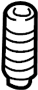 Hood Stop Buffer (Front)