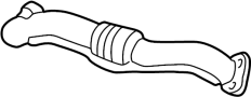 24507946 Pipe. Exhaust. (Front)