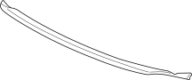 Image of Sealing strip. Windshield Frame Weatherstrip Seal. Cut as required. image for your 2003 Chevrolet Silverado 1500 HD LT Crew Cab Pickup  