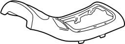 10353410 Console Trim Panel (Upper)