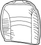 88992857 Seat Back Cushion Cover