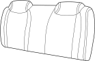 16799098 Seat Back Cushion Cover