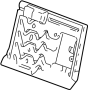 12457051 Seat Back Panel (Rear, Upper)